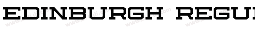 Edinburgh Regular字体转换